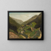 The Hllental Railway near Ravenna Bridge - Georg Michael Zimmermann — framed artwork on a wall