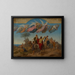 The Return of Jacob to the Promised Land - Georg Pencz — framed artwork on a wall