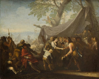 Event in a military camp - Georg Philipp Rugendas the Elder — artwork view