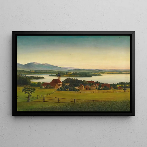 Staffelsee - Georg Schrimpf — framed artwork on a wall