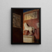 Corner of a corridor of the Thorvaldsen Museum - Georg Seligmann — framed artwork on a wall