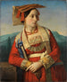 Portrait of a Young Roman Woman - Georg Wilhelm Fasel — artwork view
