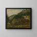The Oswald Chapel at Hllsteig in the Hll Valley by Georg Wilhelm Issel — framed artwork on a wall