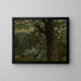 Study of an oak tree - Georg Wilhelm Issel — framed artwork on a wall