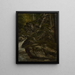 Waldbach - Georg Wilhelm Issel — framed artwork on a wall