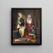 The Scribe - Georg Wilhelm Timm — framed artwork on a wall