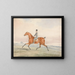 Exercise of a Thoroughbred - George Alken — framed artwork on a wall