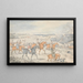 Fox Hunt, cover drawing - George Alken — framed artwork on a wall