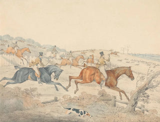 Hunting with hounds - George Alken — artwork view