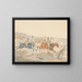 Hunting with hounds - George Alken — framed artwork on a wall