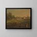 Vue occidentale d'une partie de Westminster et de Bird Cage Walk prise depuis le Moulin - George Arnald — framed artwork on a wall