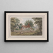 House at Hyde Park - George Arnald — framed artwork on a wall