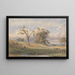 Old British Camp Painting in Bulstrode Park - George Arthur Fripp — framed artwork on a wall