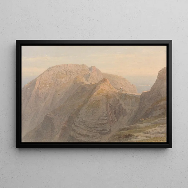 La Coupe, île de Sercq - George Arthur Fripp — framed artwork on a wall