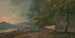Morning landscape with cattle - George Barret — artwork view