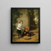 The sweetest fruit is the most stolen - George Bernard O'Neill — framed artwork on a wall