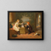the castle assault - George Bernard O'Neill — framed artwork on a wall