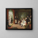 La Répétition - George Bernard O'Neill — framed artwork on a wall