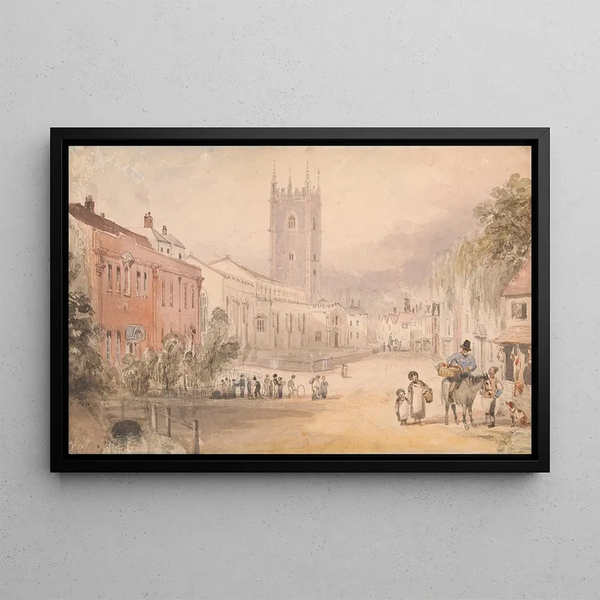 Dedham Painting - George Bryant Campion — framed artwork on a wall