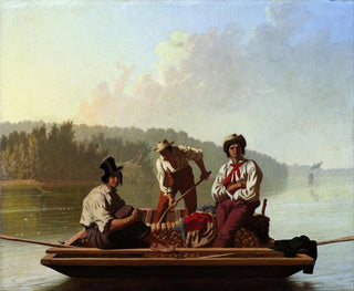 Les bateliers du Missouri - George Caleb Bingham — artwork view