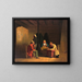 Campaign Politician Painting - George Caleb Bingham — framed artwork on a wall
