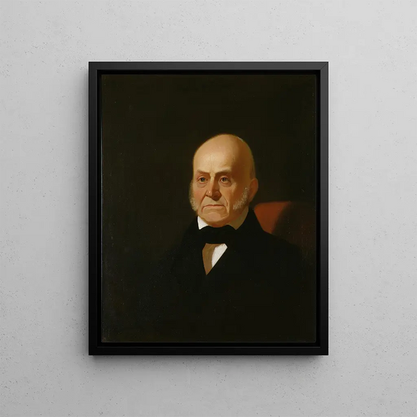 John Quincy Adams - George Caleb Bingham — framed artwork on a wall