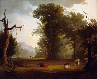 Landscape with Cattle - George Caleb Bingham — artwork view