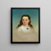 Mademoiselle Julia Eveline Drennon - George Caleb Bingham — framed artwork on a wall