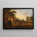 Shooting for the Ox - George Caleb Bingham — framed artwork on a wall