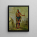Aih-No-Wa The Fire, a Fox Healer - George Catlin — framed artwork on a wall