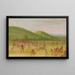 Jeu de balle des Choctaw - George Catlin — framed artwork on a wall