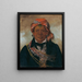 BdA-Sin Chef de la tribu - George Catlin — framed artwork on a wall