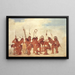 Danse des Braves à Fort Snelling - George Catlin — framed artwork on a wall