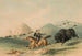 Bison Hunt in Pursuit - George Catlin — artwork view