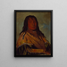 Ch-Tee-Wah-Ne-Che No Heart Chef du groupe Wah-Ne-Watch-To-Nee-Nah - George Catlin — framed artwork on a wall