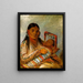 Che-Ah-K-Tche wife of Nt-To-Way - George Catlin — framed artwork on a wall