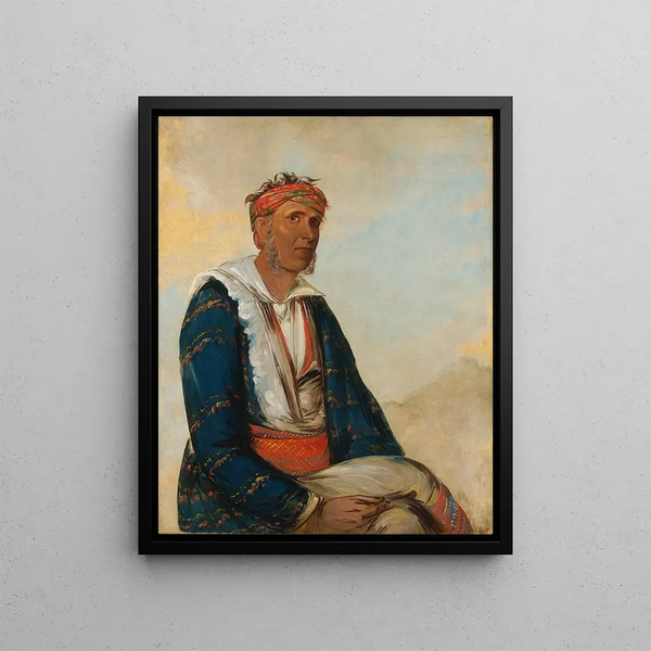 Cl-Lee, band leader - George Catlin — framed artwork on a wall