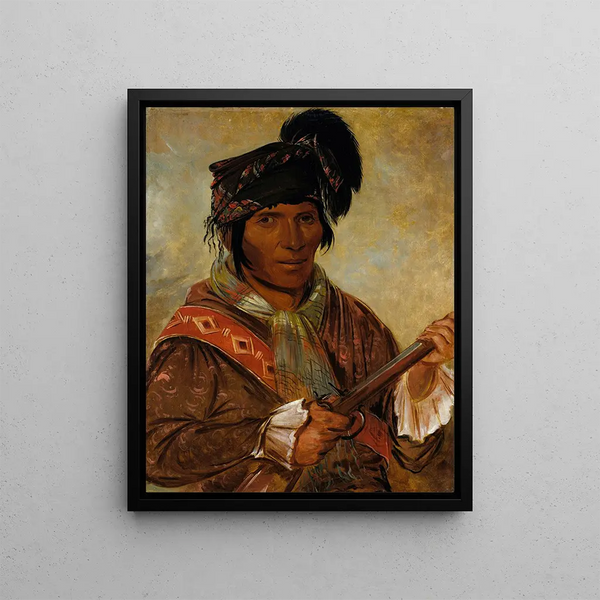 Co-Ee-H-Jo un chef - George Catlin — framed artwork on a wall