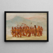 Danse pour le Berdash - George Catlin — framed artwork on a wall