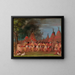 Danse des chefs à l'embouchure de la rivière Teton - George Catlin — framed artwork on a wall