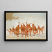Danse de découverte Sac et Fox - George Catlin — framed artwork on a wall