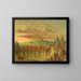 Danse de l'aigle - George Catlin — framed artwork on a wall