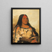 Eeh-Ns-Kim Crystal Stone Épouse du Chef - George Catlin — framed artwork on a wall