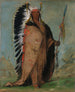 Eeh-S-Pa Black Rock, un chef à deux bouilloires - George Catlin — artwork view
