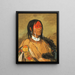 Eeh-Tow-Wes-Ka-Zeet The one who has eyes behind him, also known as Broken Arm, is a first-rate brave - George Catlin — framed artwork on a wall