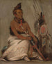 Eh-Tohk-Pah-She-Pe-Shah Moccasin noir Chef âgé - George Catlin — artwork view