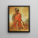 Etehe-fixe-co Cerf sans cœur un chef - George Catlin — framed artwork on a wall