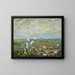 a flamingo shot in South America - George Catlin — framed artwork on a wall