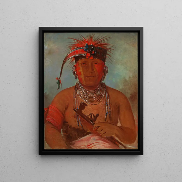 George Catlin We-Ke-R-Law Celui qui échange - George Catlin — framed artwork on a wall