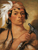 Bon chasseur un guerrier - George Catlin — artwork view